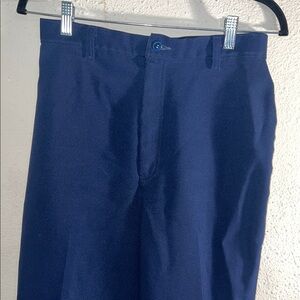 Levi's Dark Blue Flat Front Pants